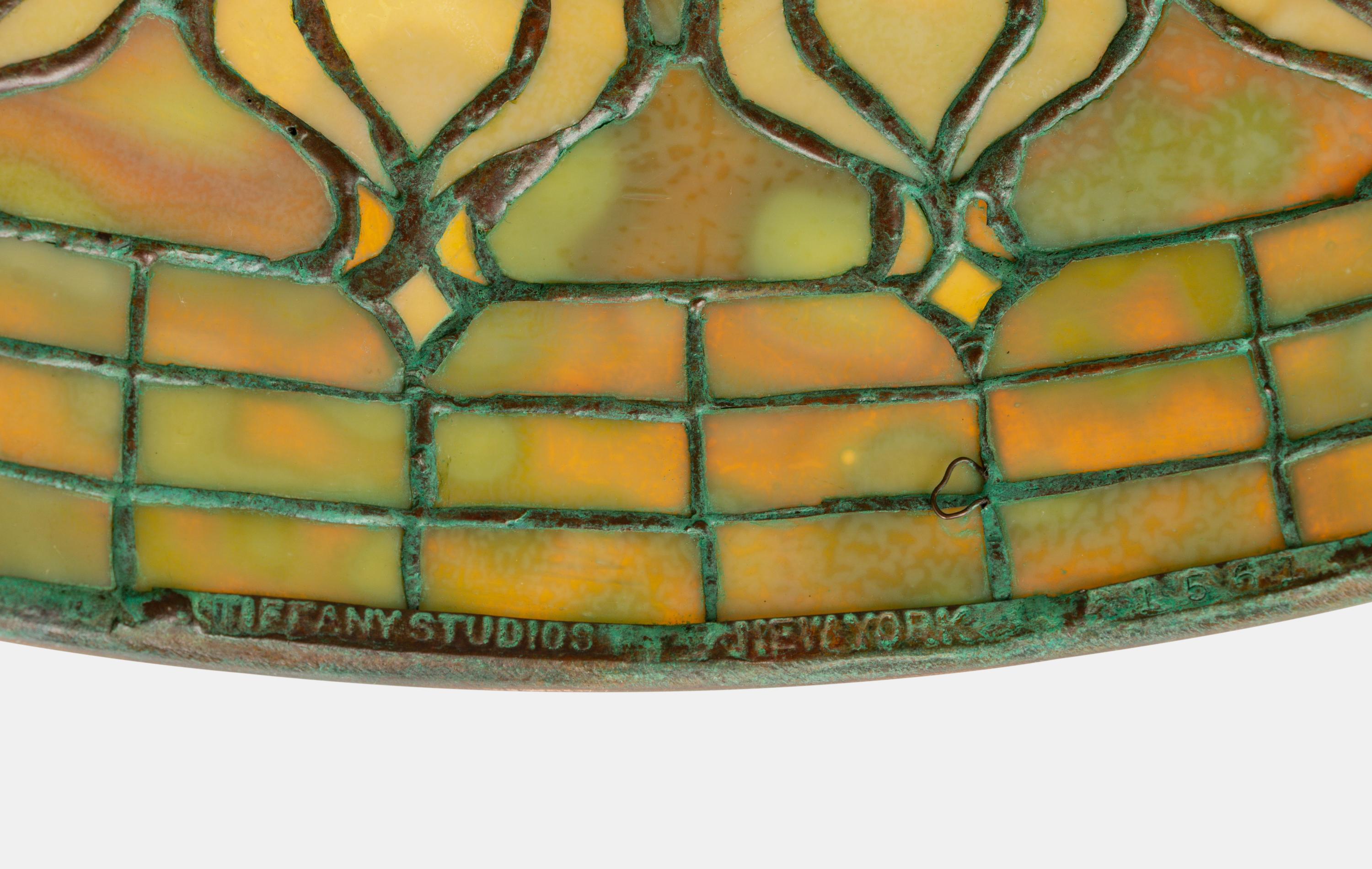 An American Bronze Leaded Table Lamp