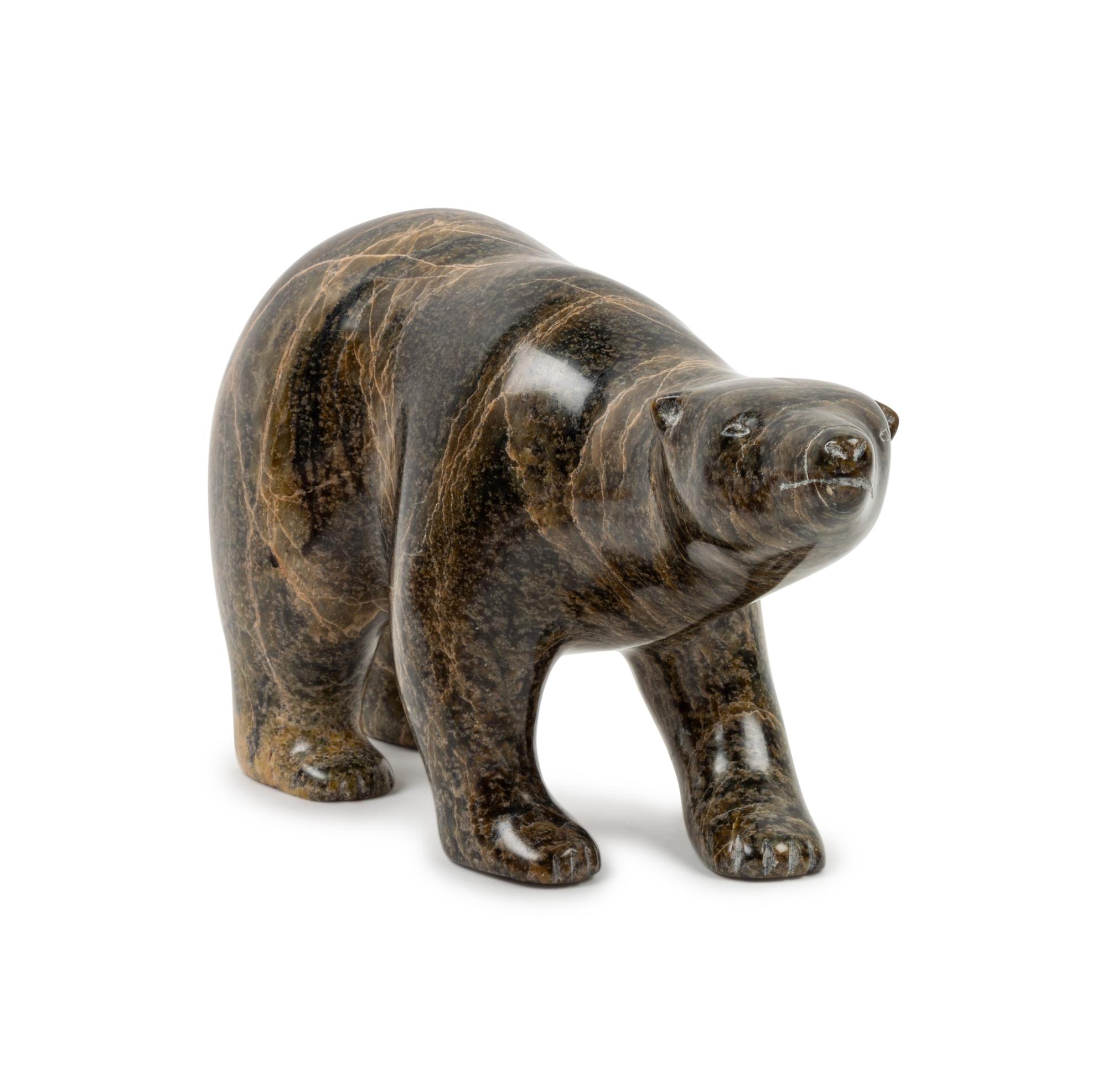 Northwest Coast Rattle and Soapstone Bear