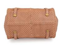 Bottega Veneta Snakeskin Frame Satchel