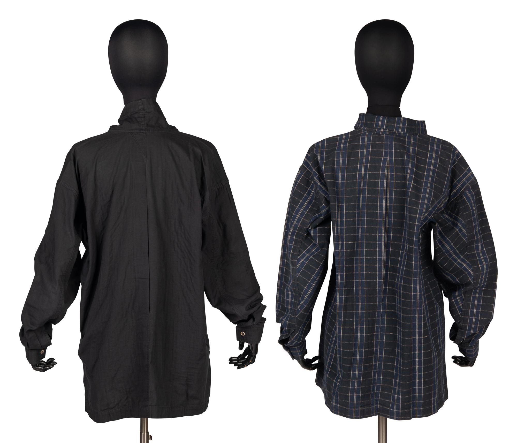 Two Men's Shirts by Issey Miyake, 1980s