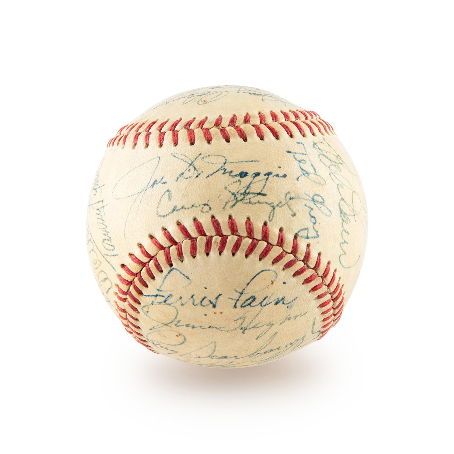 A 1950 American League All Stars Signed Autograph Baseball Including Ted Williams (Beckett Authentication Services)