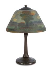 Reverse Painted Lamp