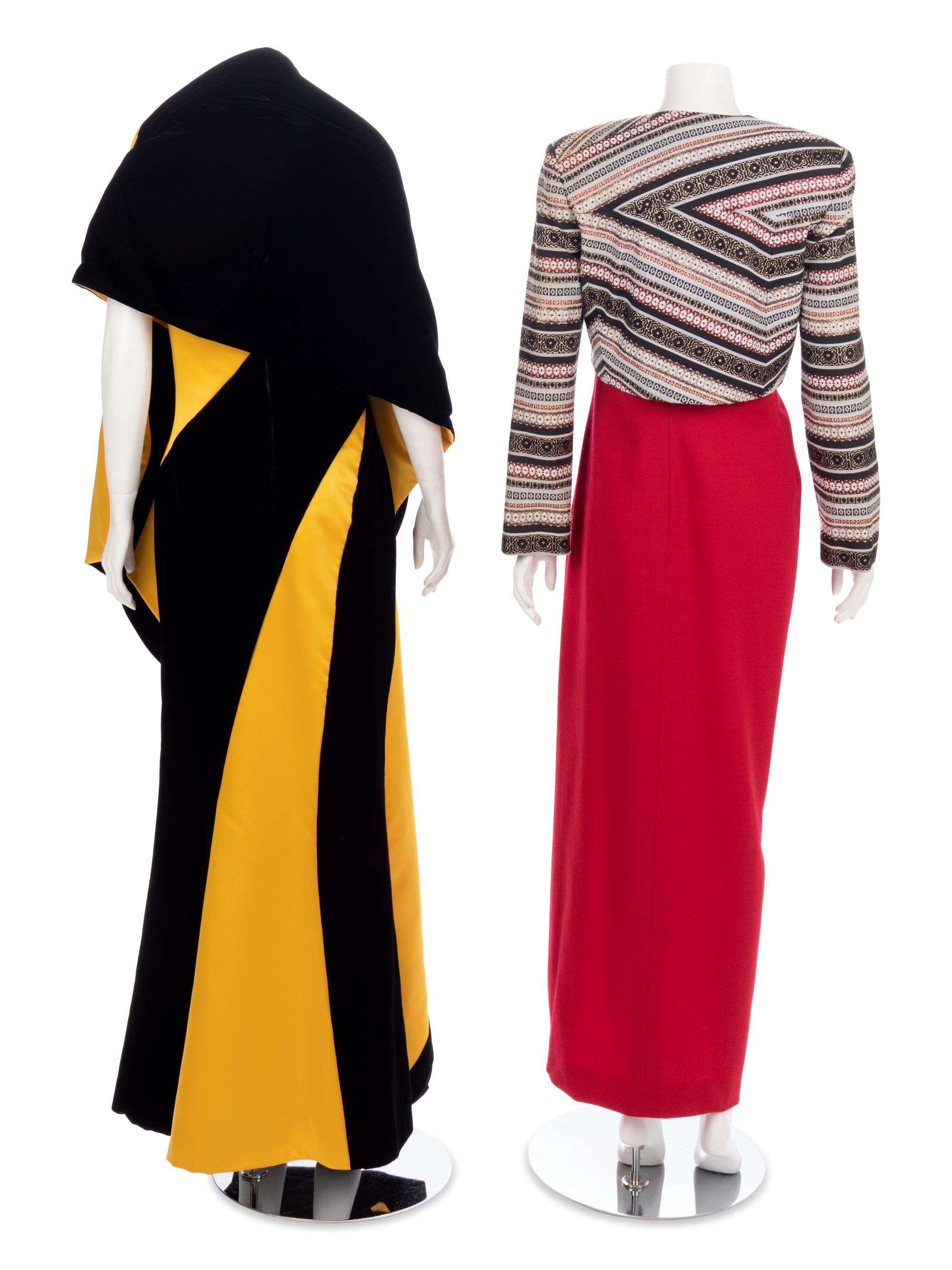 Two Bob Mackie Vintage Dresses, 1980-90s