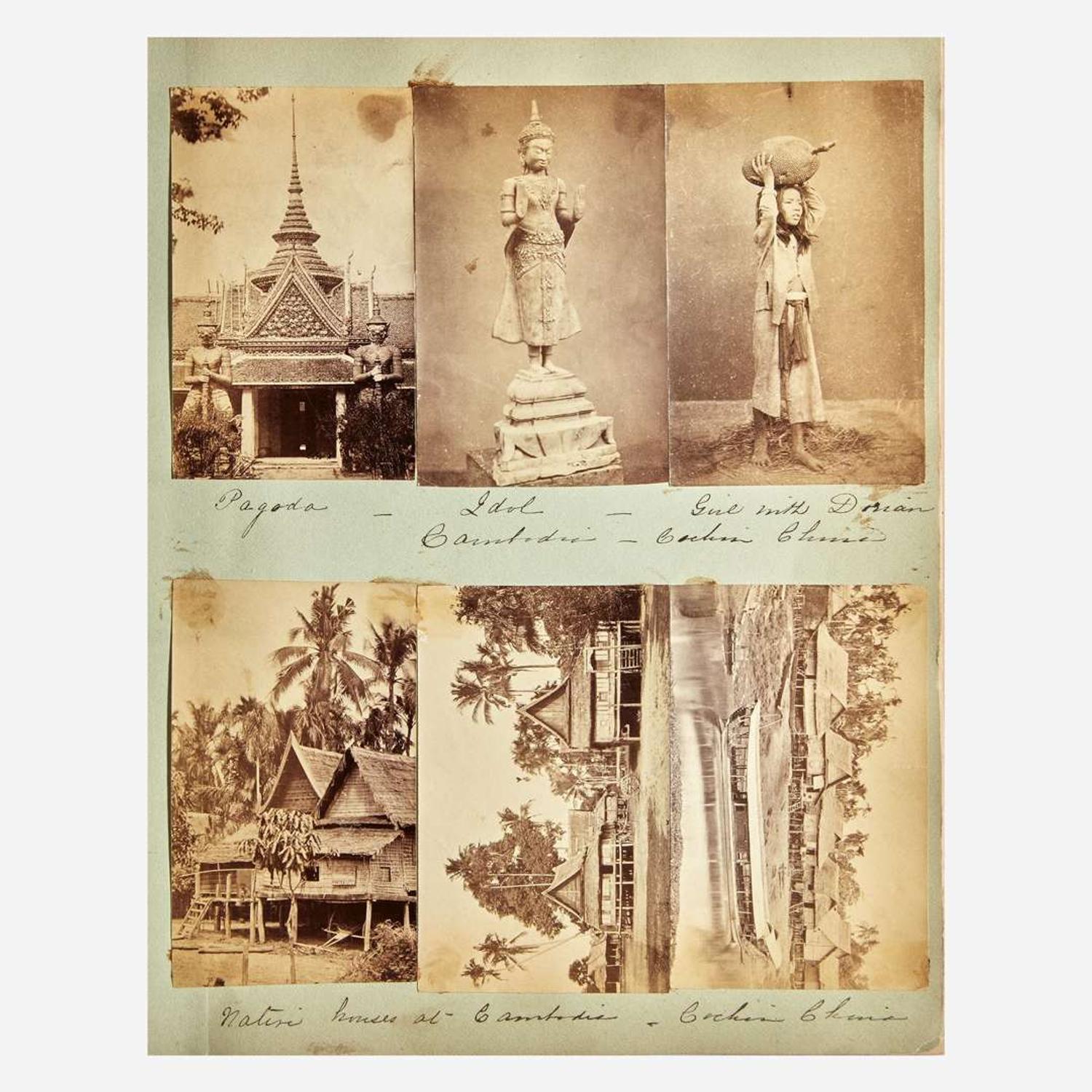 [Travel & Exploration] [Asia] Collection of 19th Century Albumen Prints of Asia