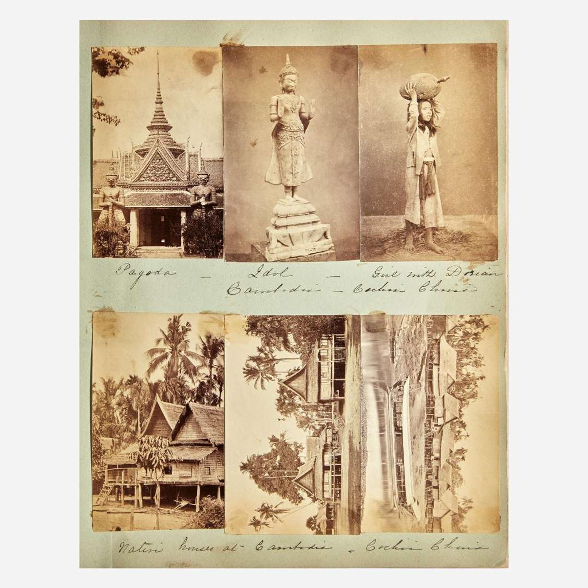 [Travel & Exploration] [Asia] Collection of 19th Century Albumen Prints of Asia