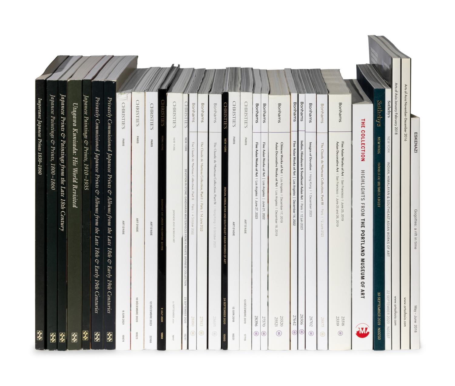 [CATALOGUES] a group of dealers and auction catalogs about Asian Works of Art, comprising: