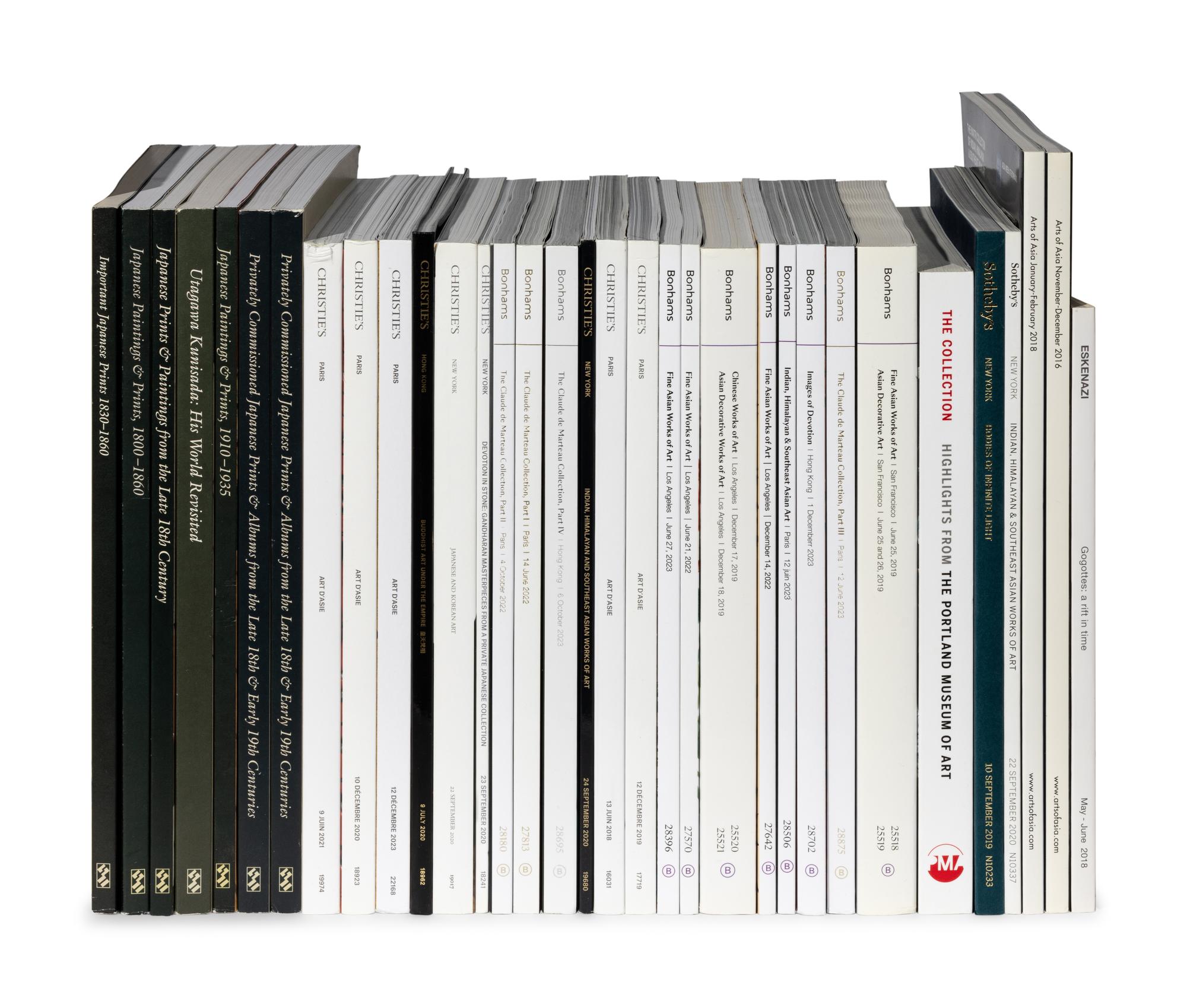 [CATALOGUES] a group of dealers and auction catalogs about Asian Works of Art, comprising: