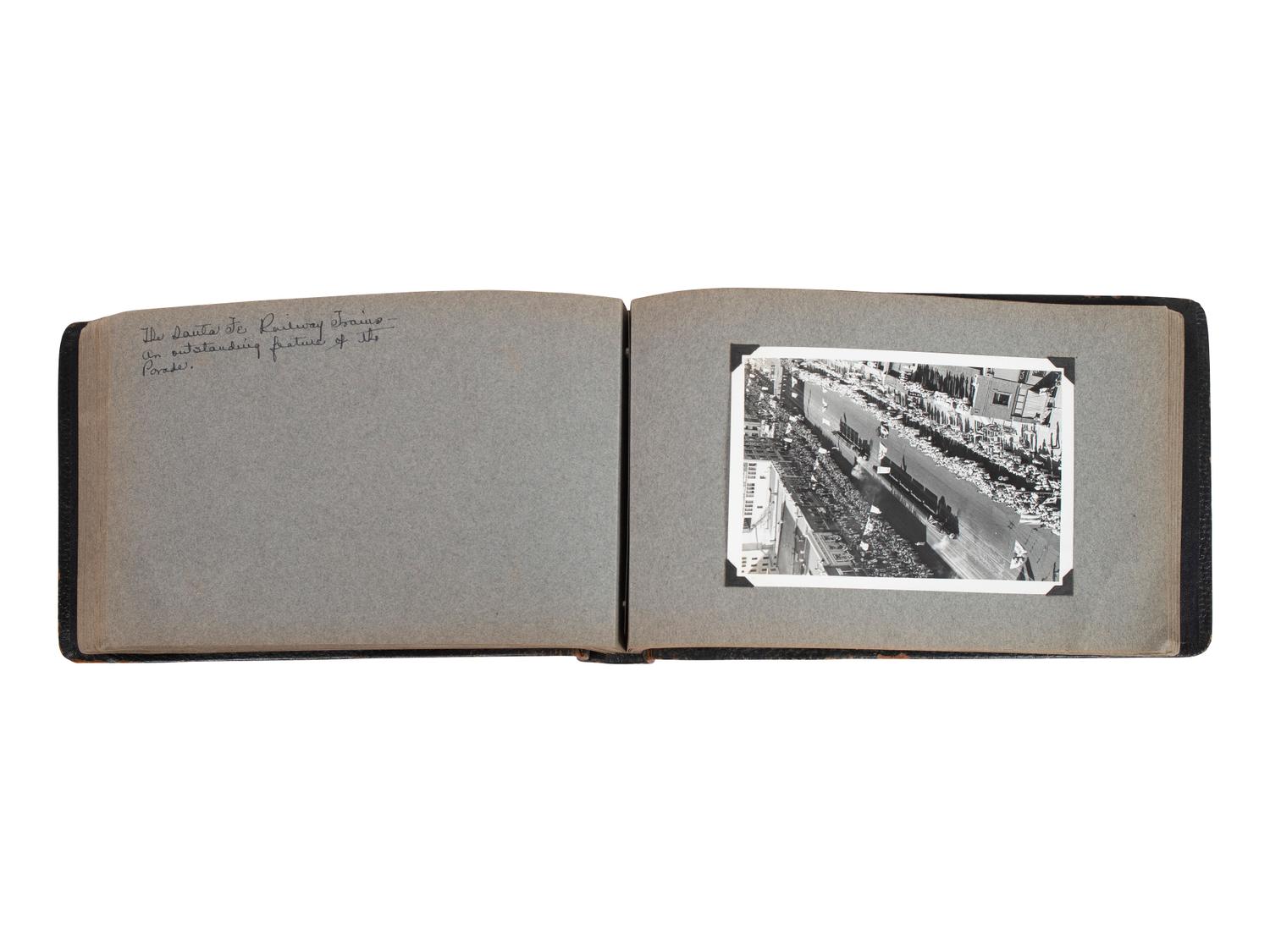 [POLITICS - 1936 ELECTION]. [LANDON, Alfred "Alf" (1887-1987)]. Photographic album from an Alf Landon Parade.
