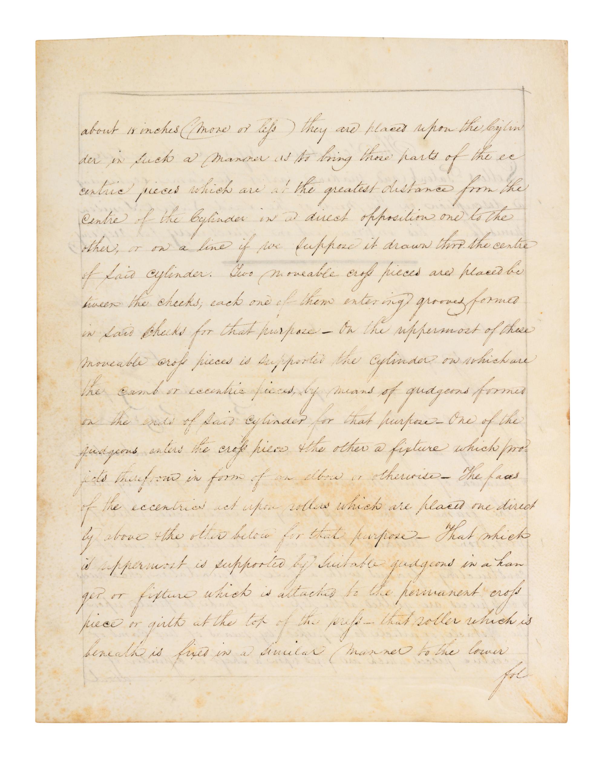 JACKSON, Andrew (1767-1845). Partly printed document signed ("Andrew Jackson"), as President, countersigned by Martin VAN BUREN (1782-1862) as Secretary of State, and J. MacPherson Berrien as Attorney General. 1 October 1830.