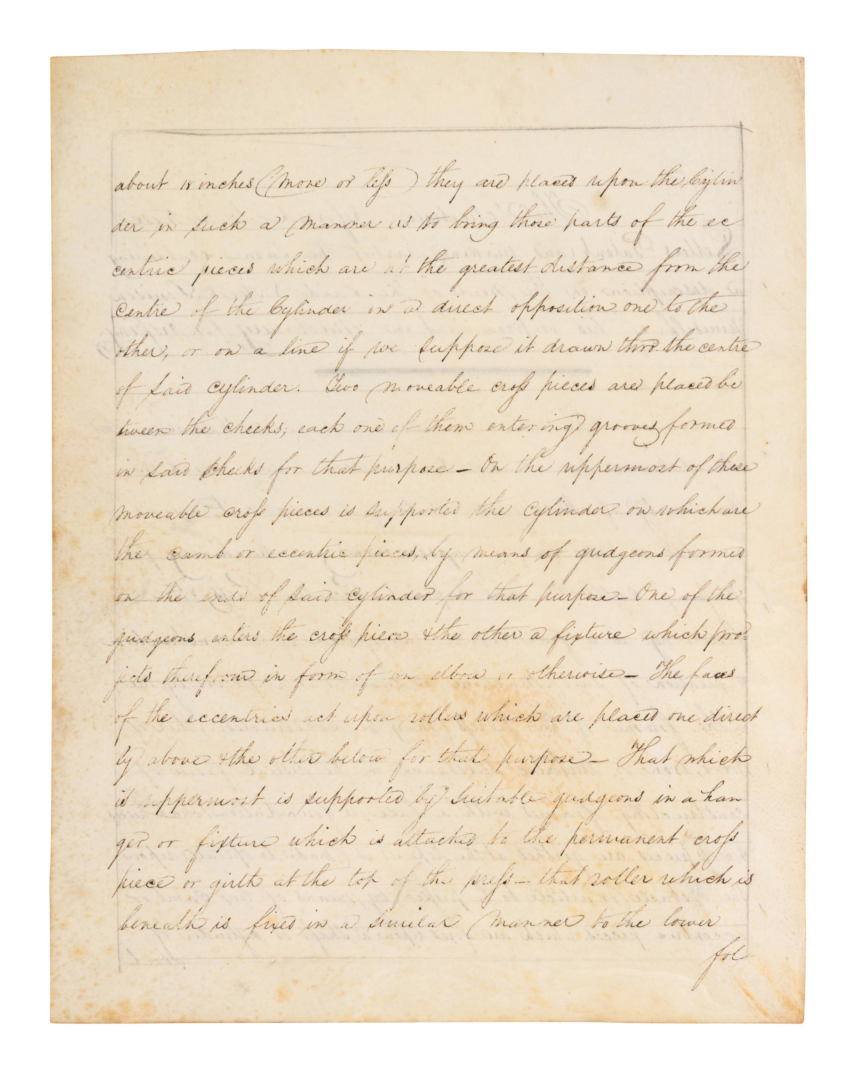 JACKSON, Andrew (1767-1845). Partly printed document signed ("Andrew Jackson"), as President, countersigned by Martin VAN BUREN (1782-1862) as Secretary of State, and J. MacPherson Berrien as Attorney General. 1 October 1830.
