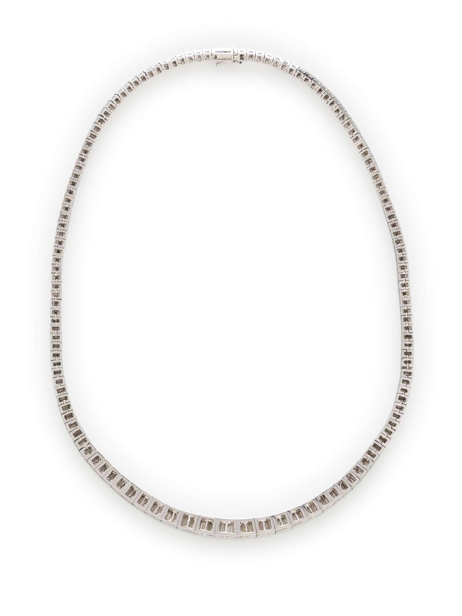 PLATINUM AND DIAMOND NECKLACE
