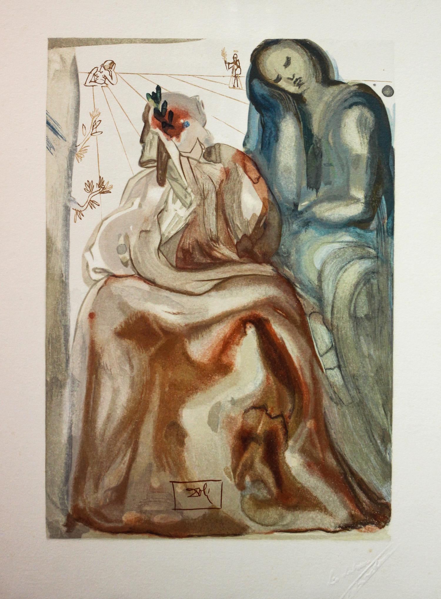 Salvador Dalí, (Spanish, 1904–1989), Purgatory Canto 32