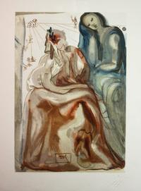 Salvador Dalí, (Spanish, 1904–1989), Purgatory Canto 32