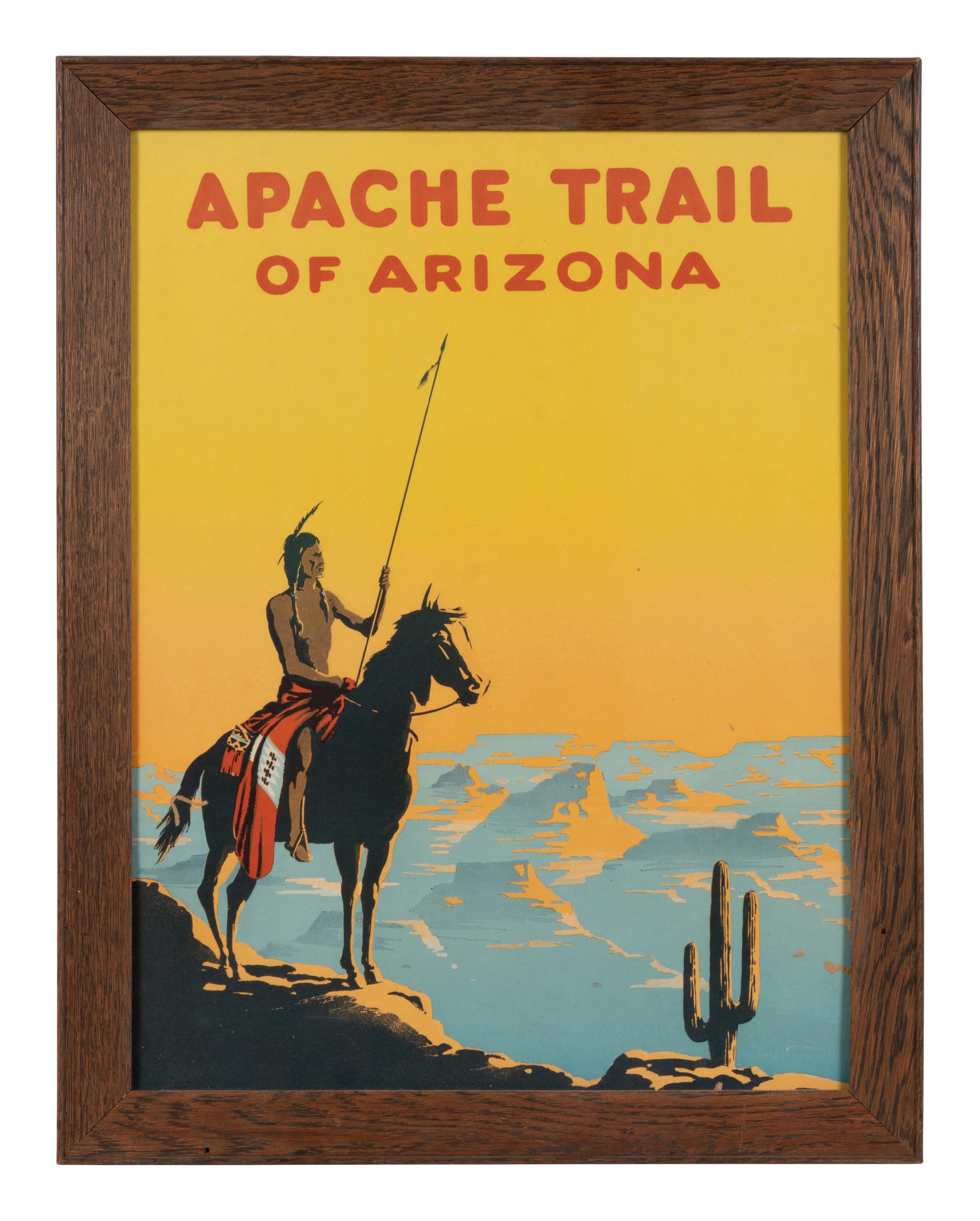 Apache Trail of Arizona Poster, by George Frederick Mannel