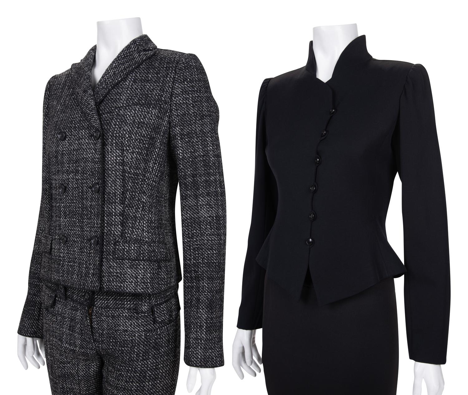 Seven Designer Separates Including: A Three Piece Patou Ensemble, One Ungaro Blouse and Jacket, and One Dolce & Gabbana Pant Suit, 1980-2000s