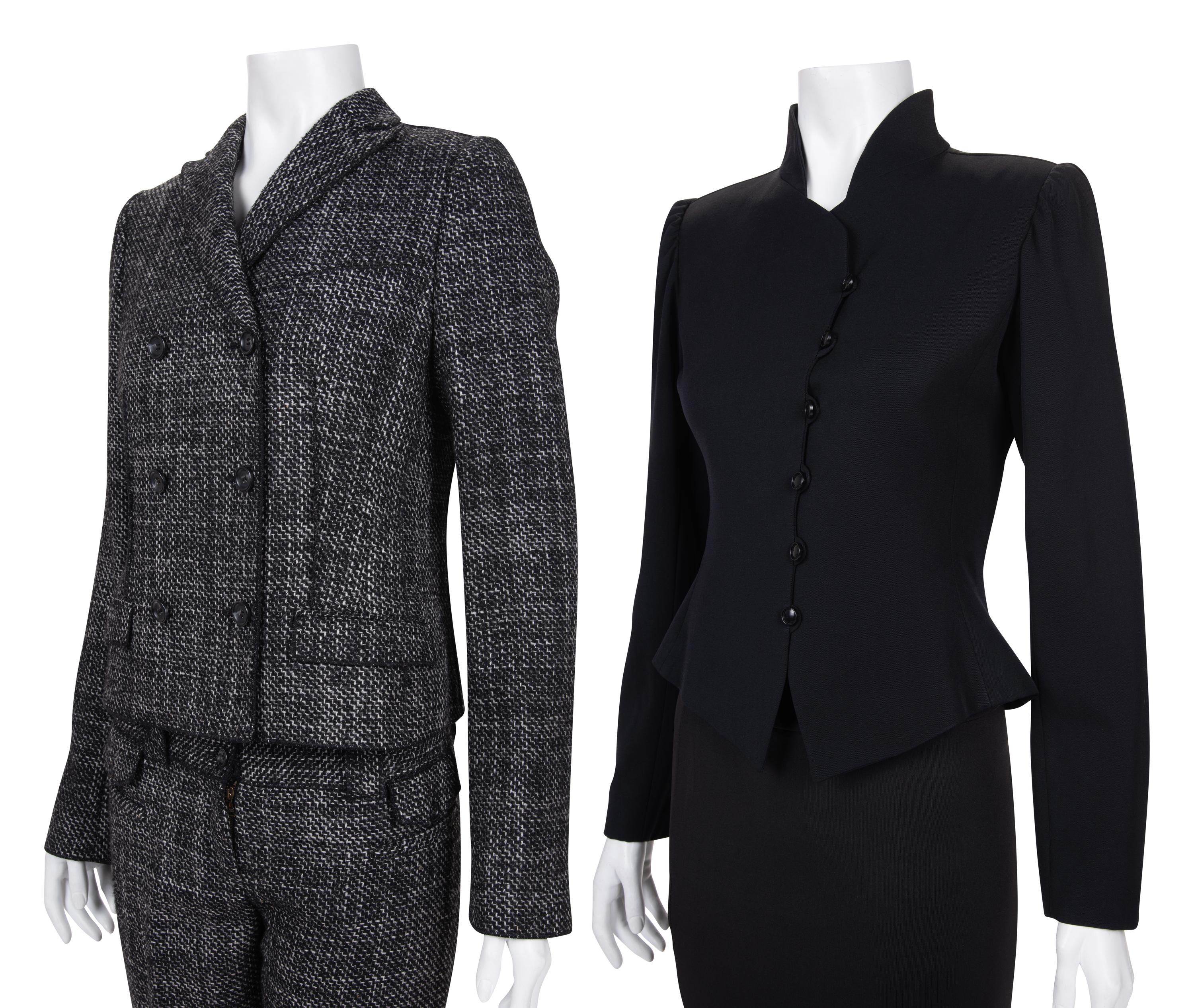 Seven Designer Separates Including: A Three Piece Patou Ensemble, One Ungaro Blouse and Jacket, and One Dolce & Gabbana Pant Suit, 1980-2000s