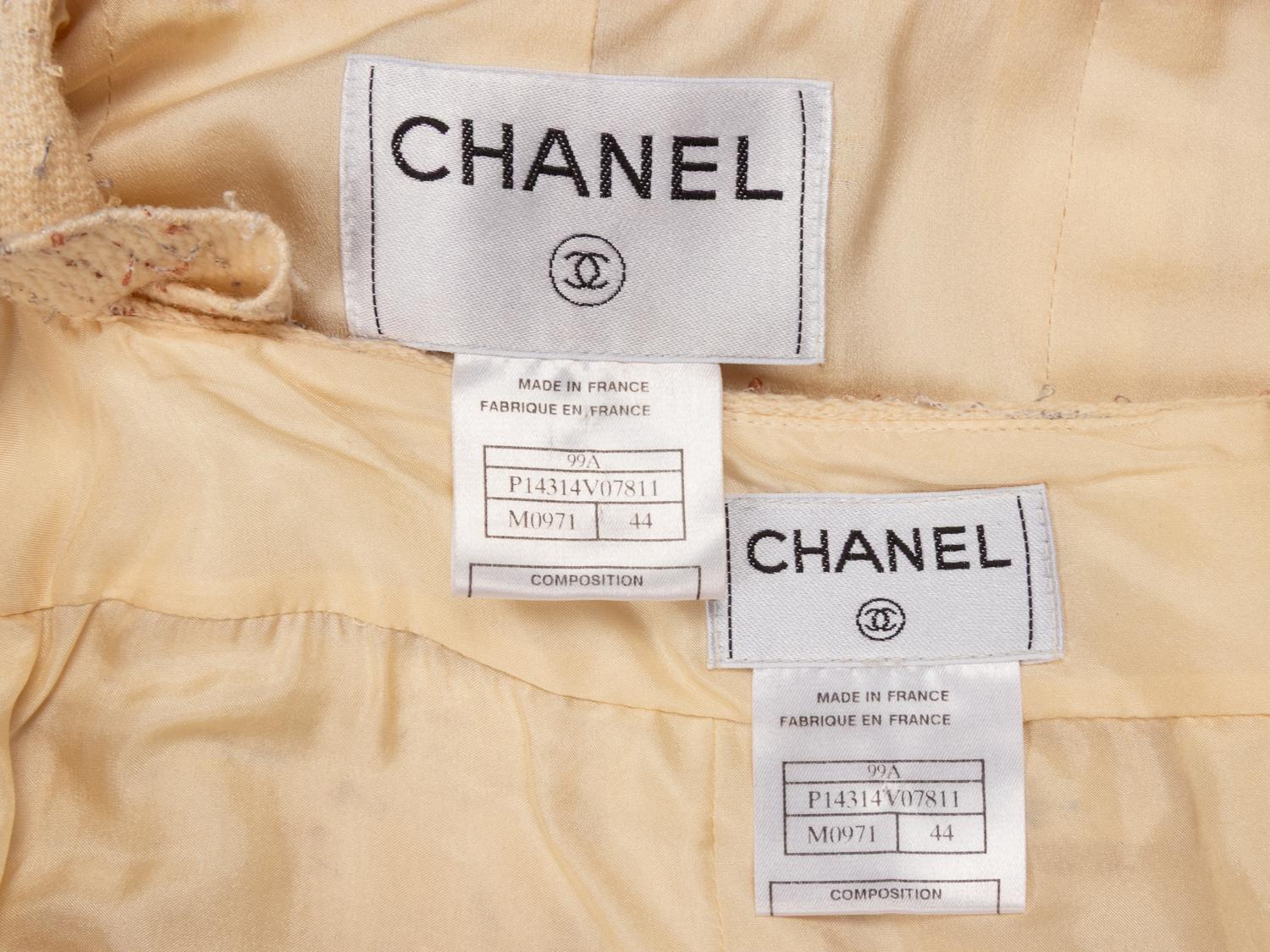 Chanel, Eyelash Tweed Skirt Suit & Matching Bag