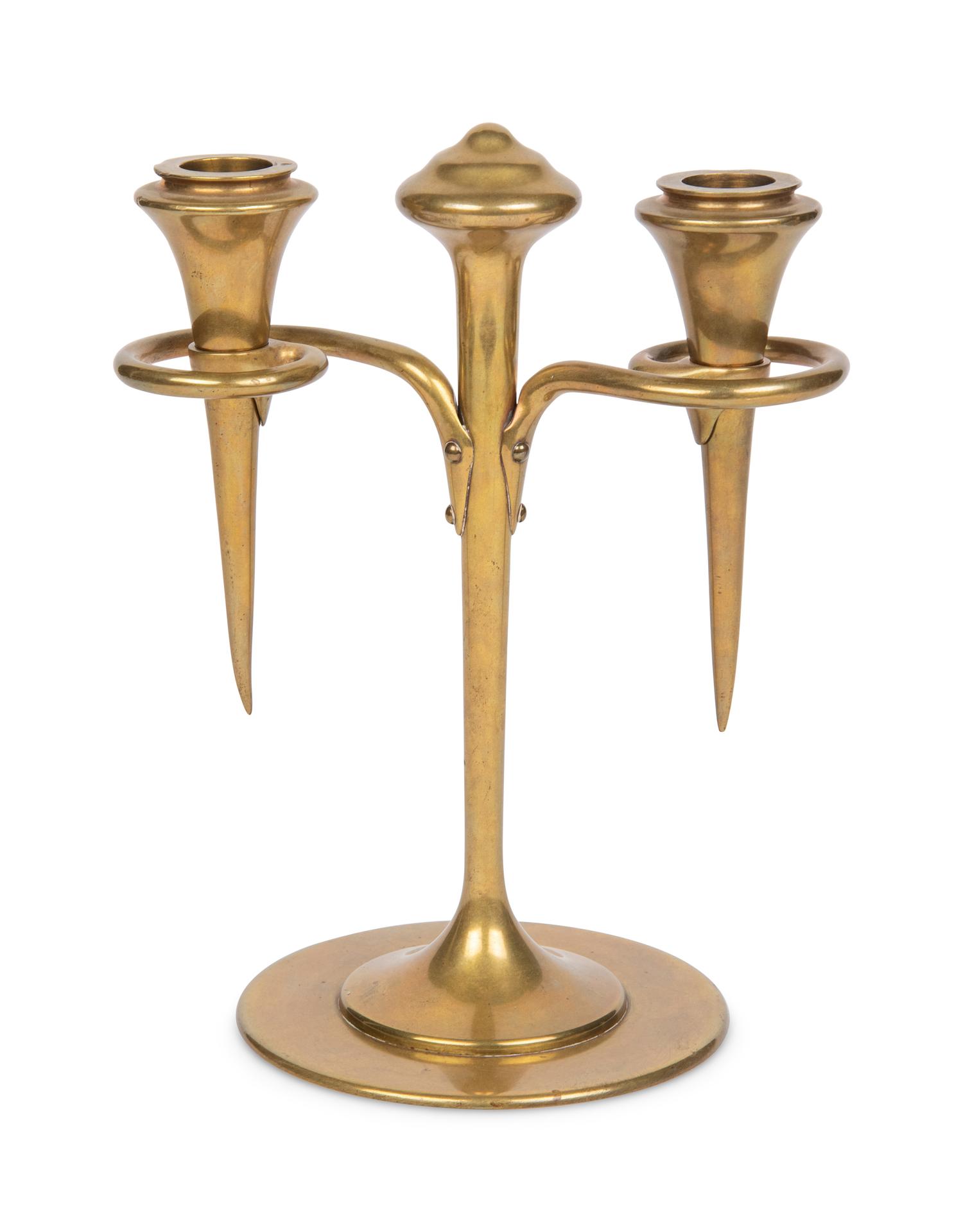 Omicron Two-Light Candelabrum circa 1905