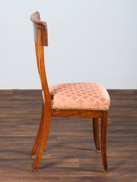 Six Empire Mahogany Side Chairs