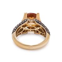 LEVIAN, CITRINE, DIAMOND AND COLORED DIAMOND RING