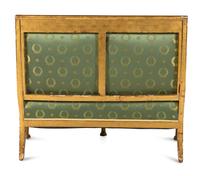 An Empire Style Giltwood Settee