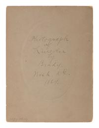 Abraham Lincoln [BERGER, Anthony (1832-1906), photographer]. Five-dollar-bill portrait of Abraham Lincoln. Printed ca 1900.