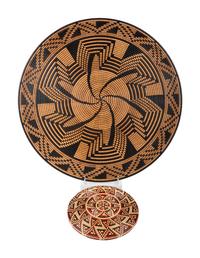 Wood Baskets Scupltures