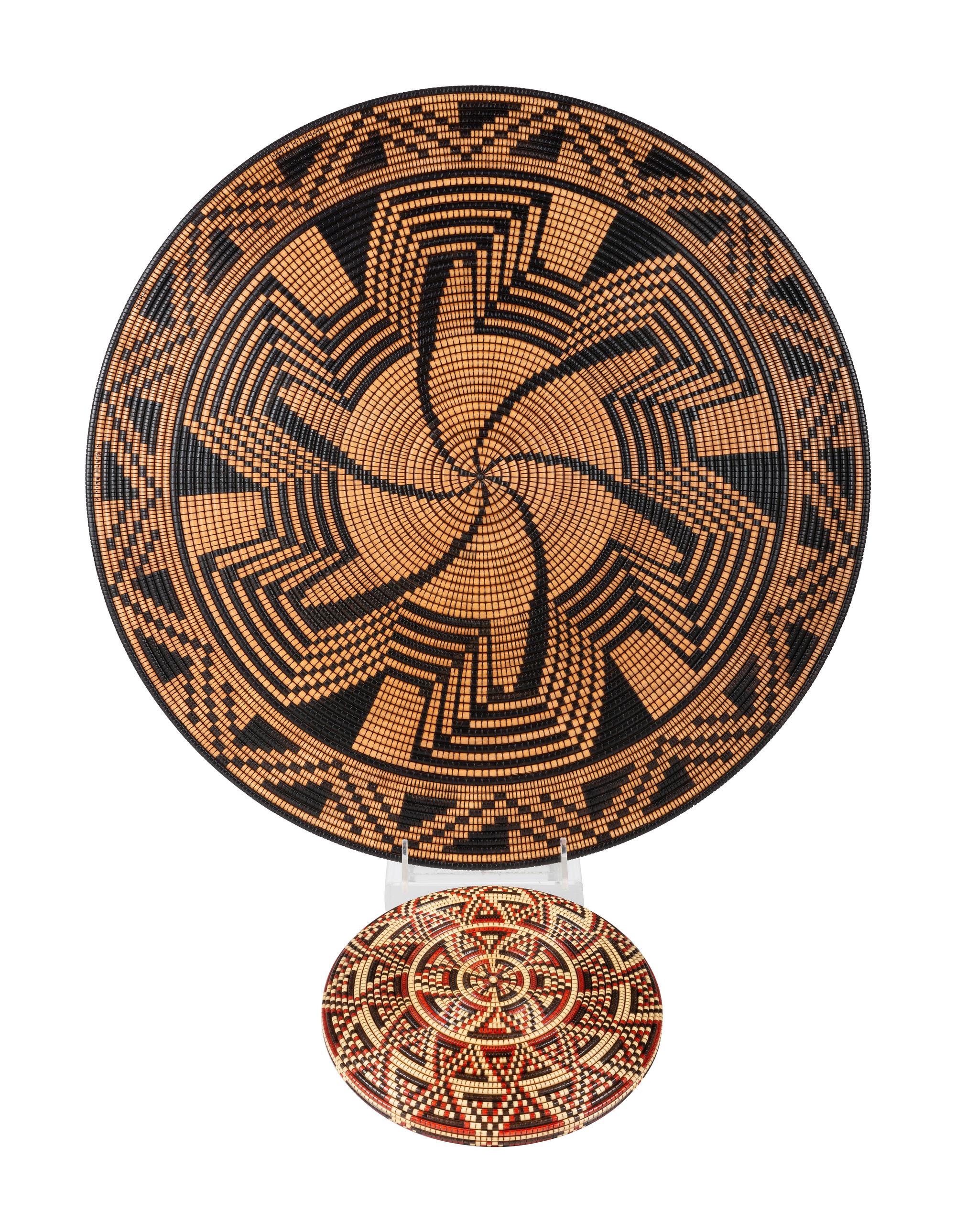 Wood Baskets Scupltures