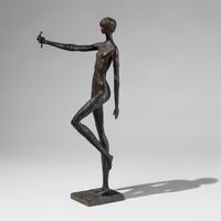 Girl Proffering a Flower