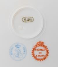 A Sevres Porcelain Dinner Service Diameter of dinner plate 9 3/4 inches. — 19TH CENTURY