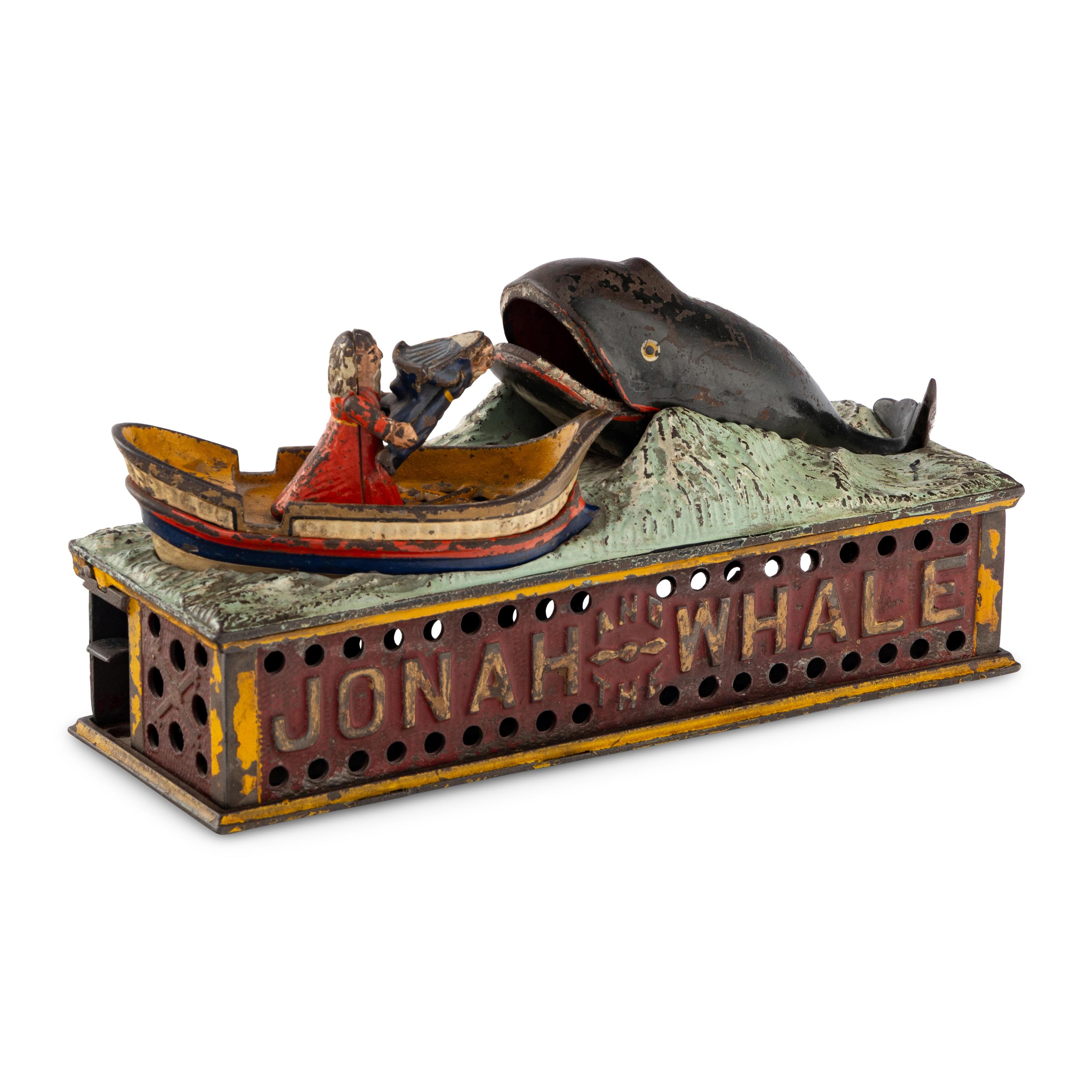 A Jonah and the Whale Mechanical Bank