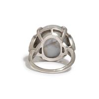STAR SAPPHIRE AND DIAMOND RING