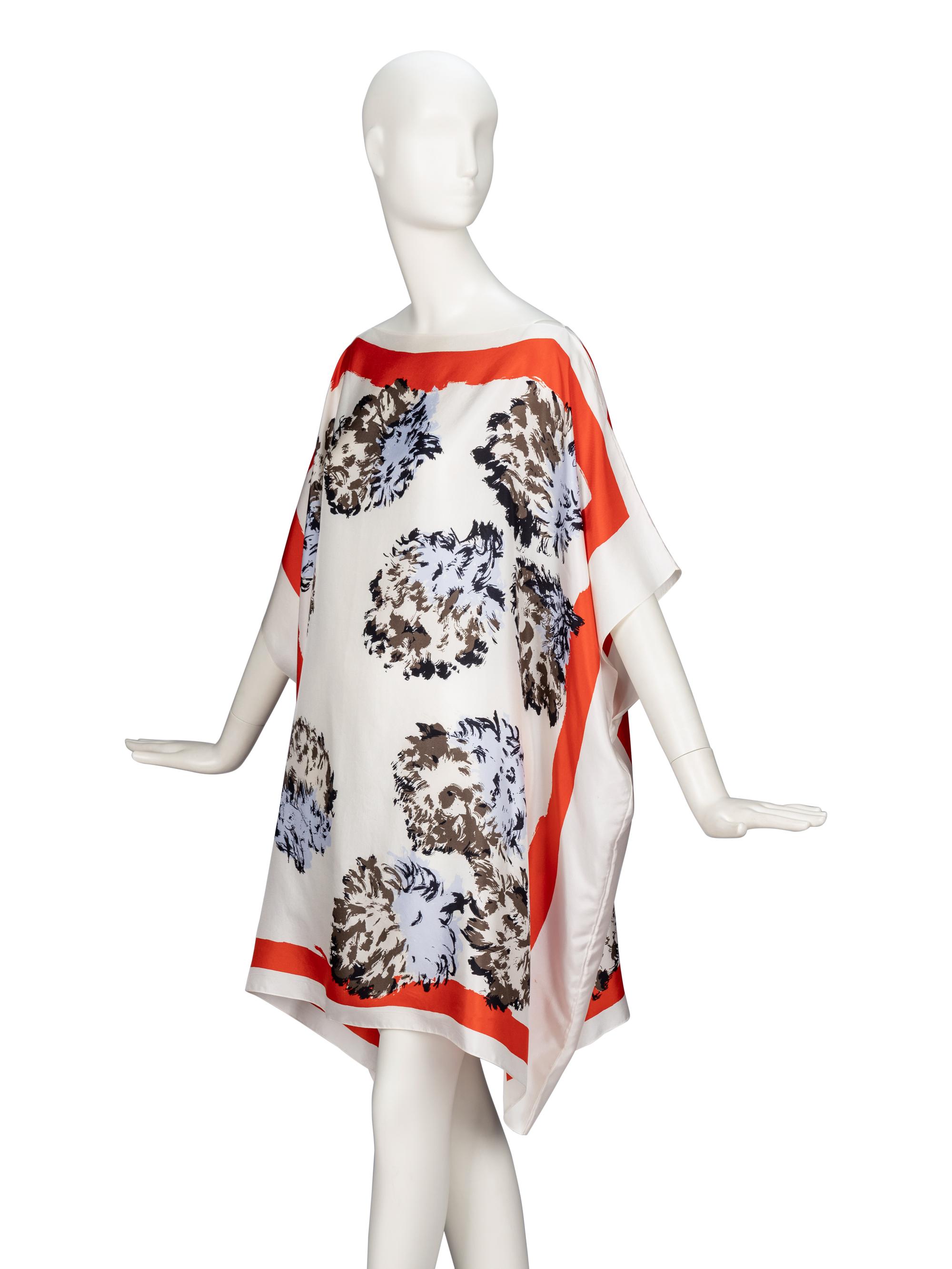 Christian Dior, Printed Silk Scarf Tunic