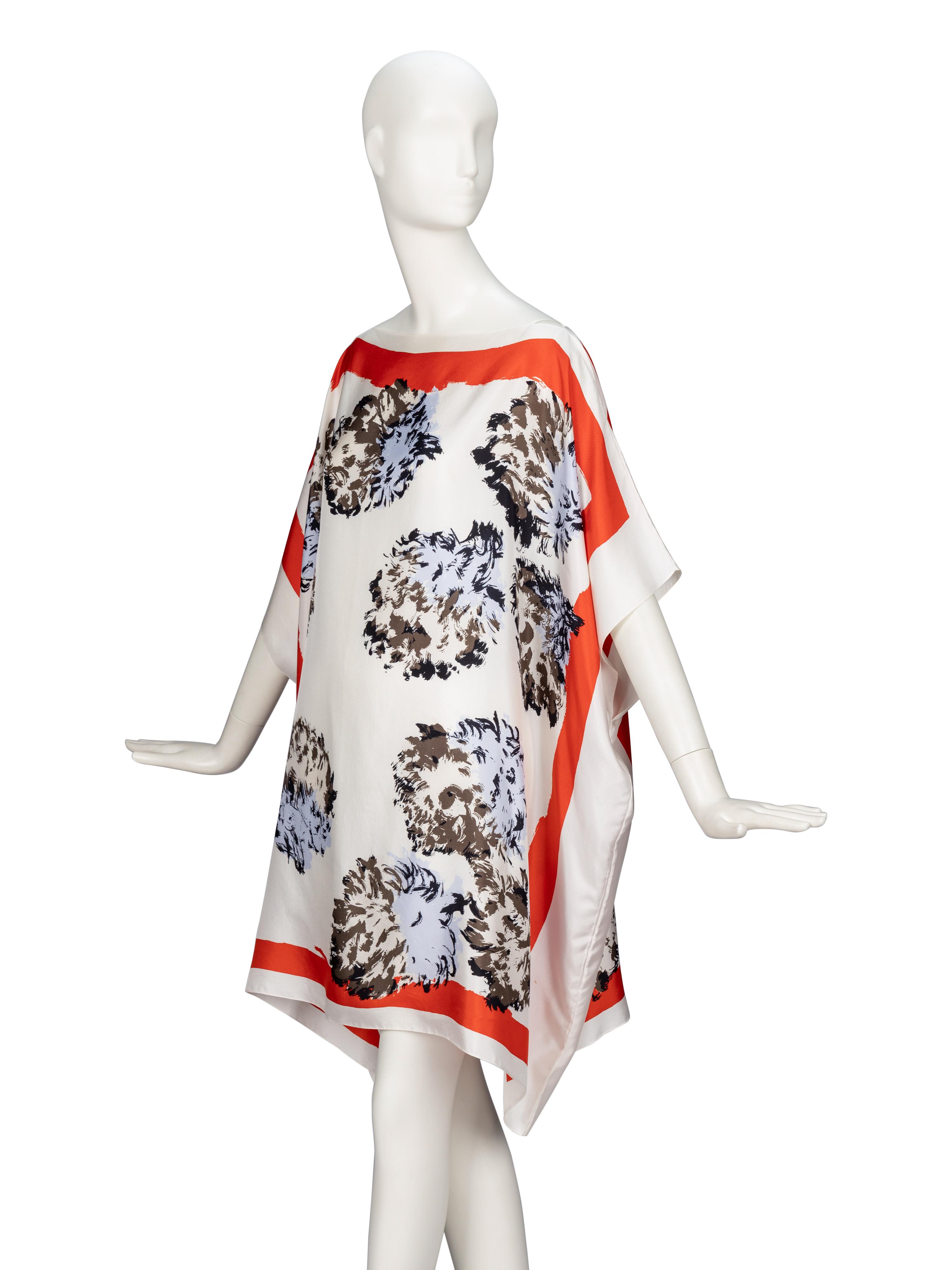 Christian Dior, Printed Silk Scarf Tunic