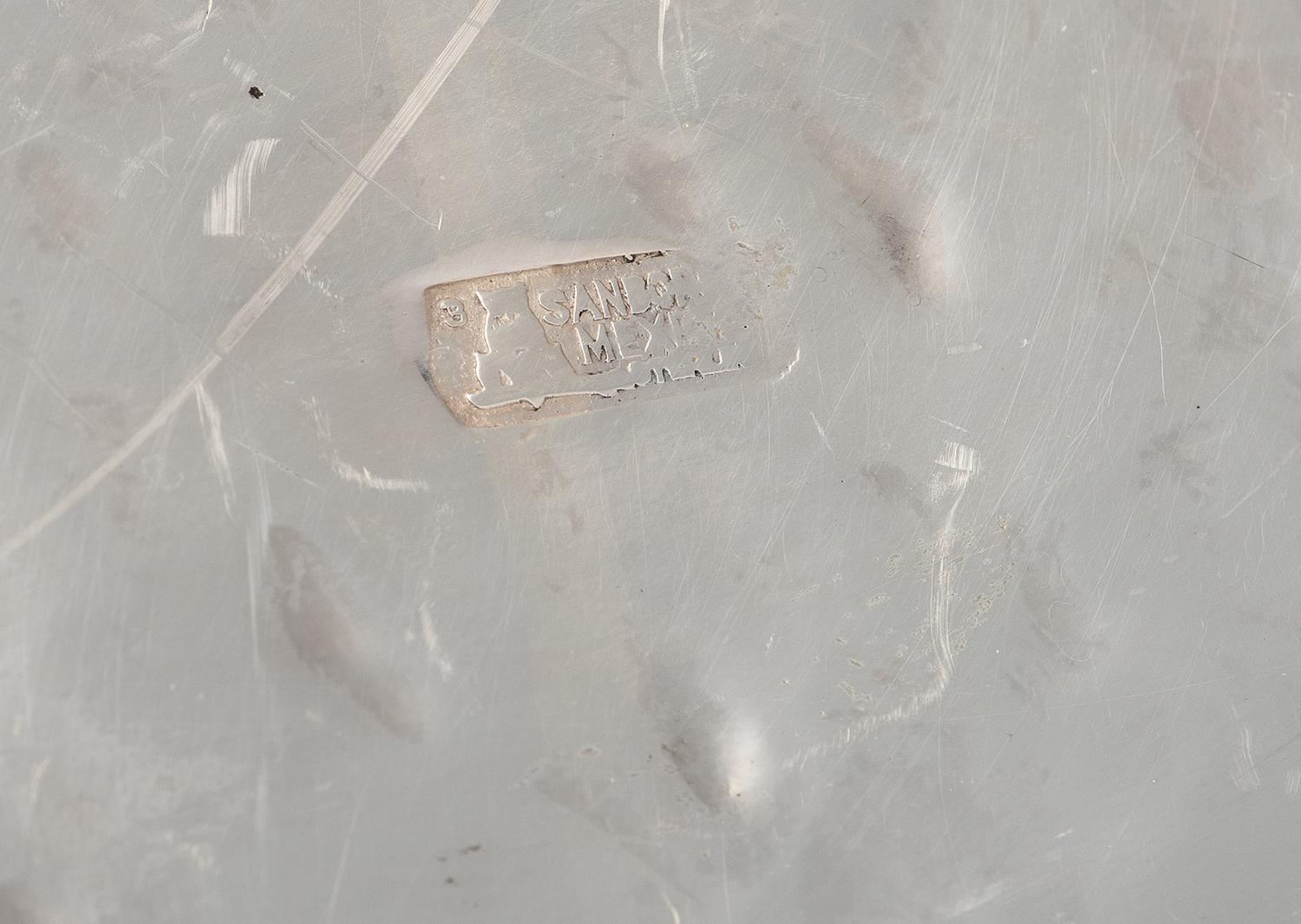 A Mexican Silver Footed Center Bowl