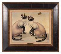 Deux Chats Siamois , 1964