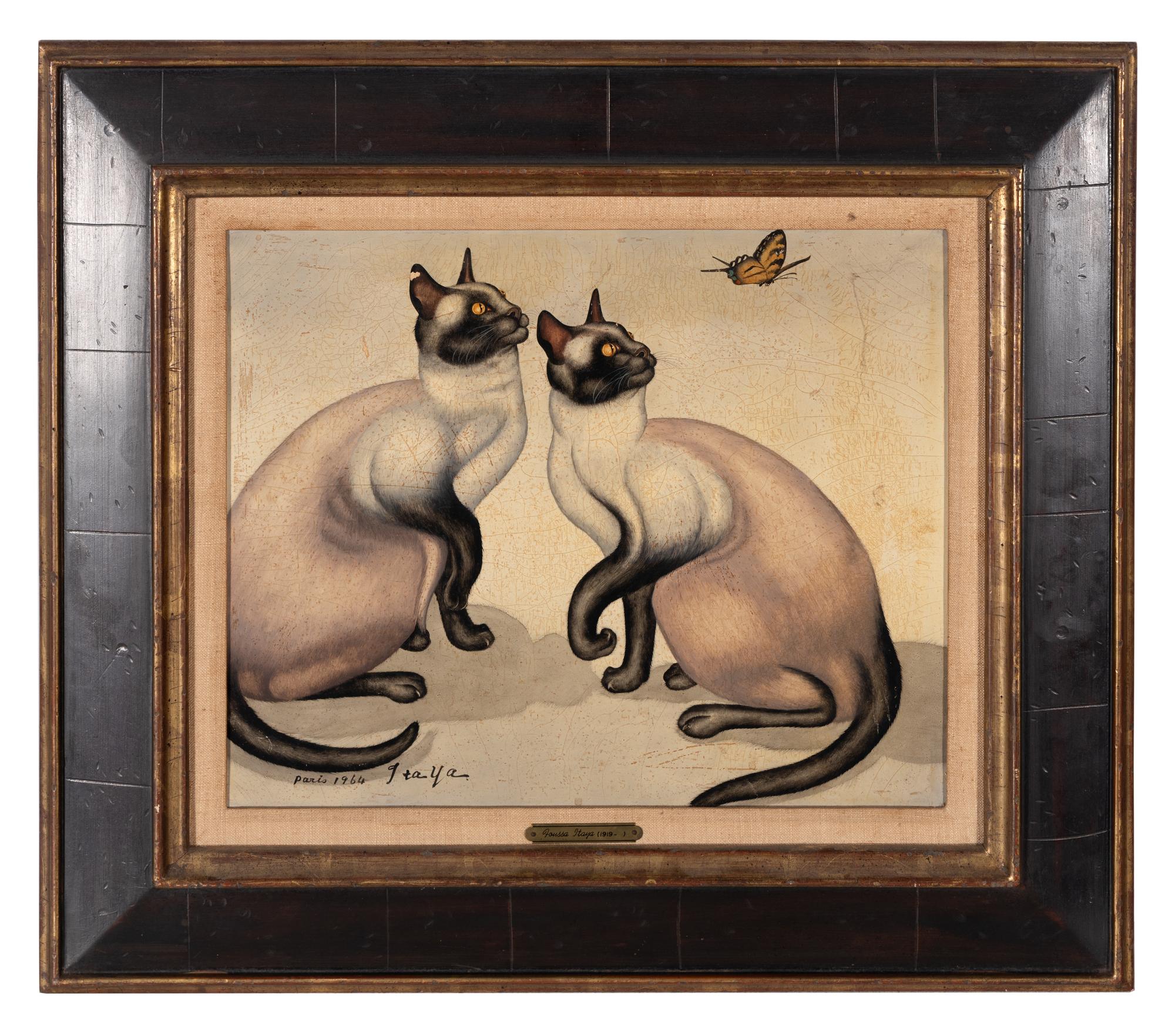 Deux Chats Siamois , 1964