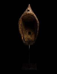 A Songye Wood Male Mask (Kifwebe)