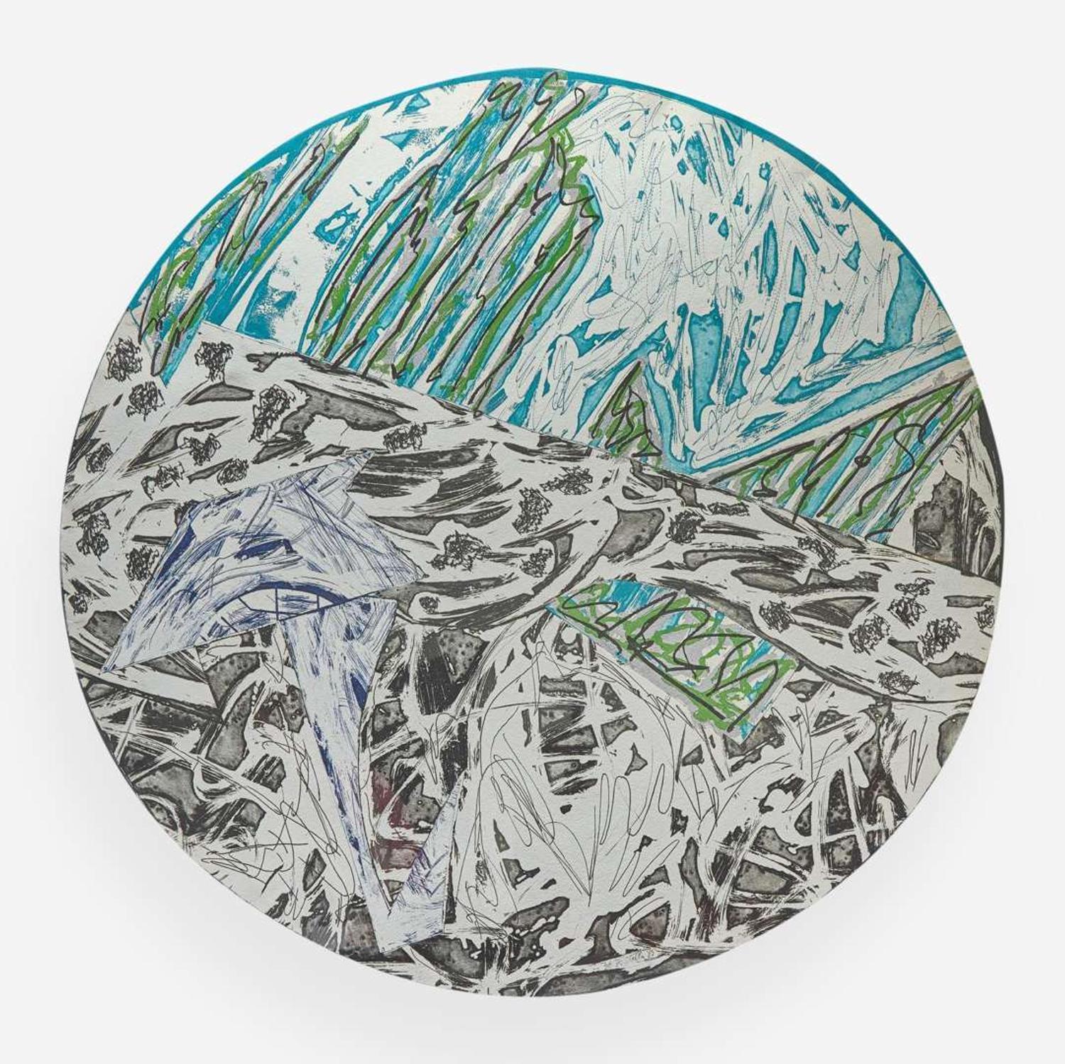 Frank Stella (American, b. 1936) Swan Engraving Circle II, State I