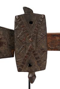 A Dogon Wood Granary Door Lock