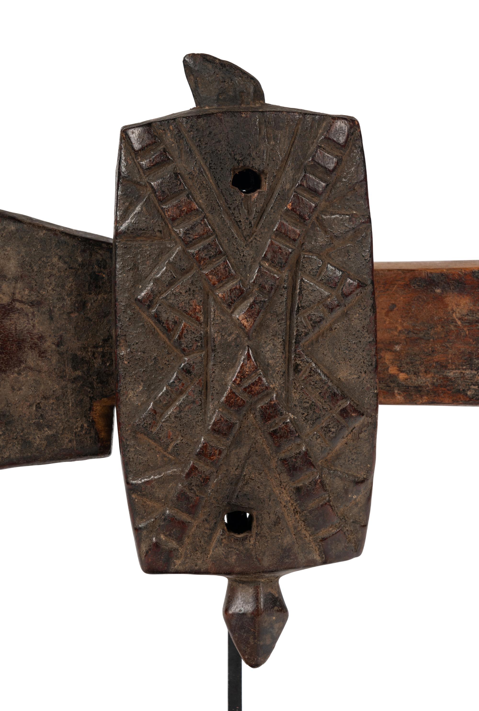 A Dogon Wood Granary Door Lock