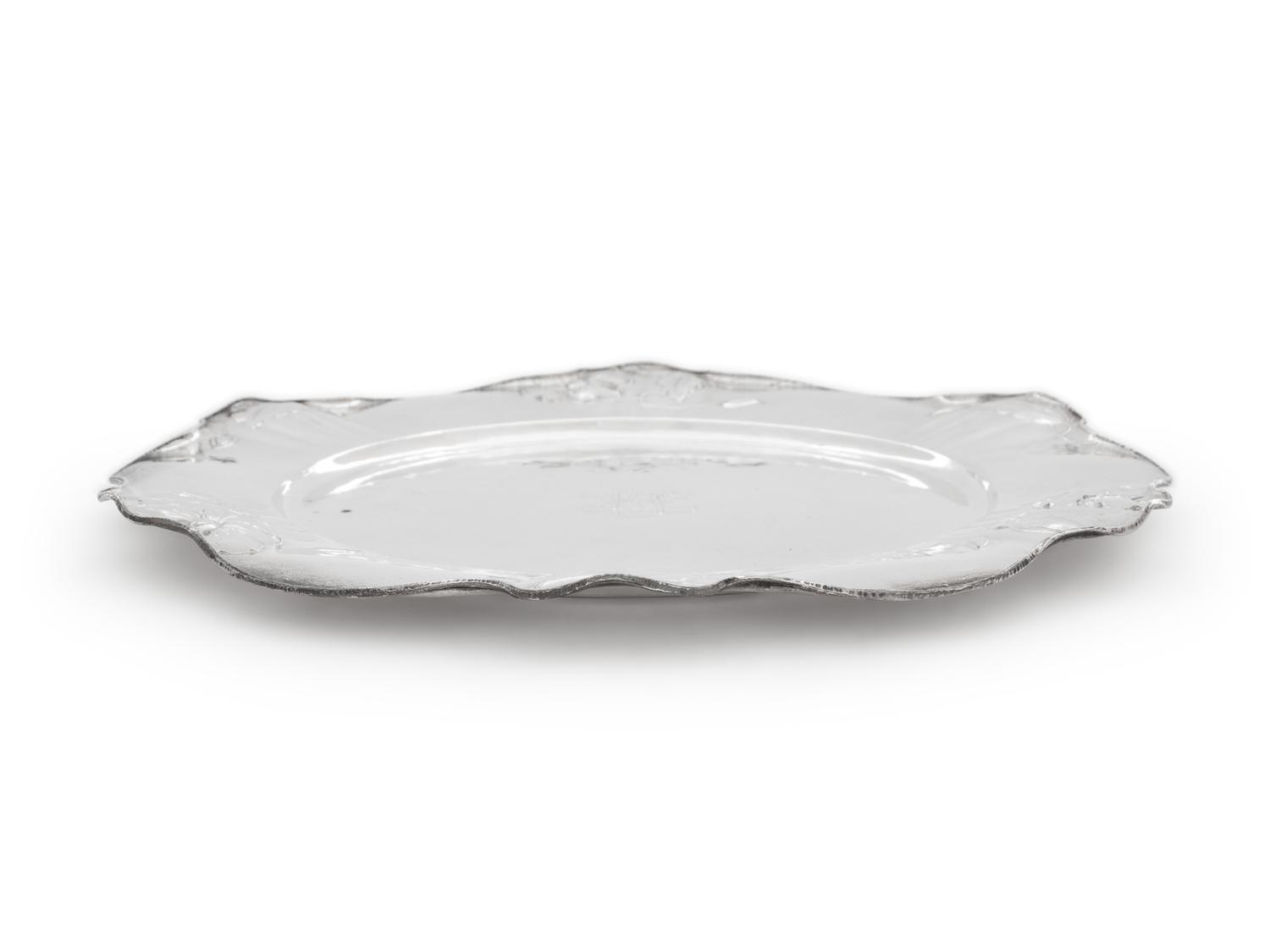 A Set of Eleven Gorham Martelé Silver Chargers