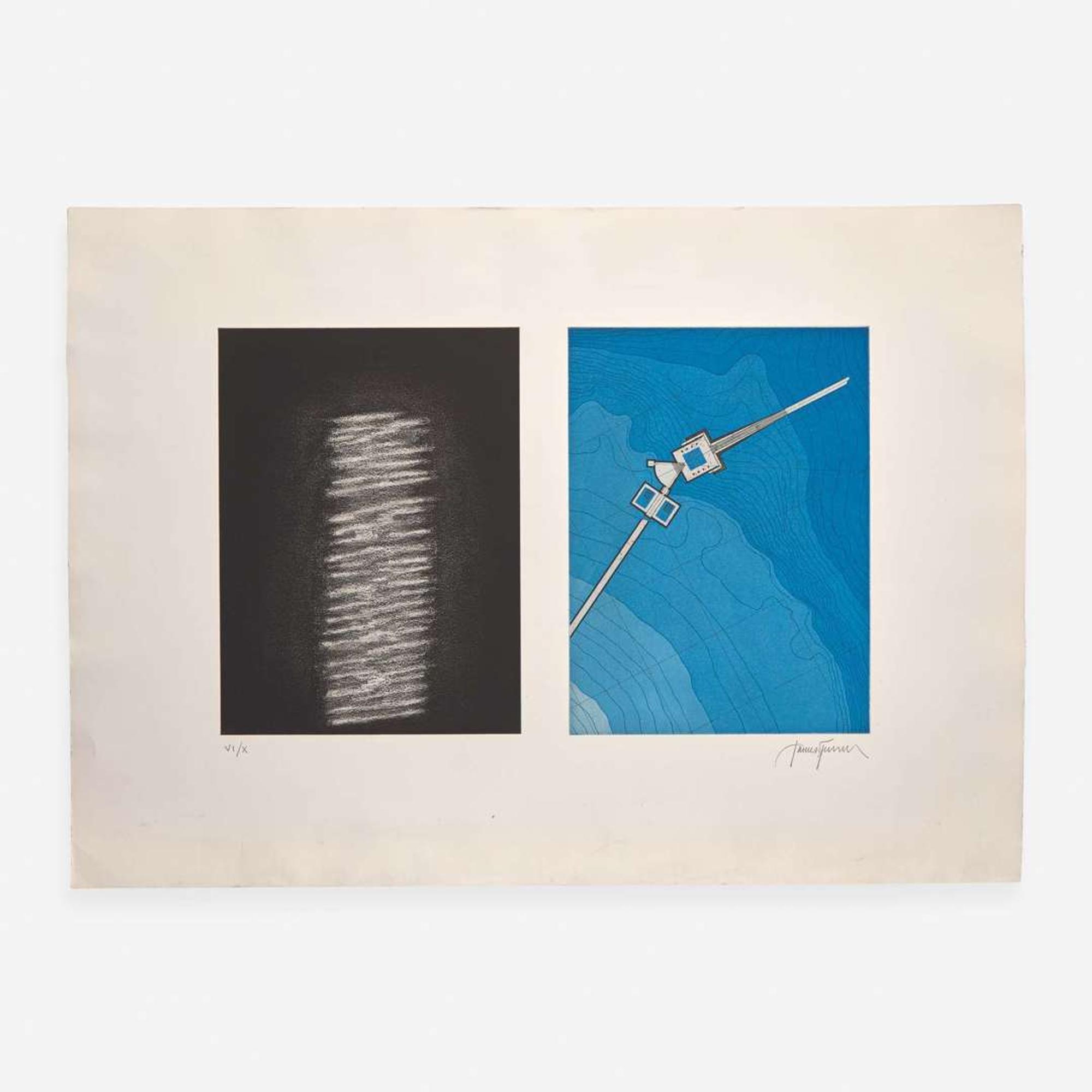 James Turrell (American, b. 1943) North Chamber and Crater Bowl/Cross Section from the Mapping Spaces Suite