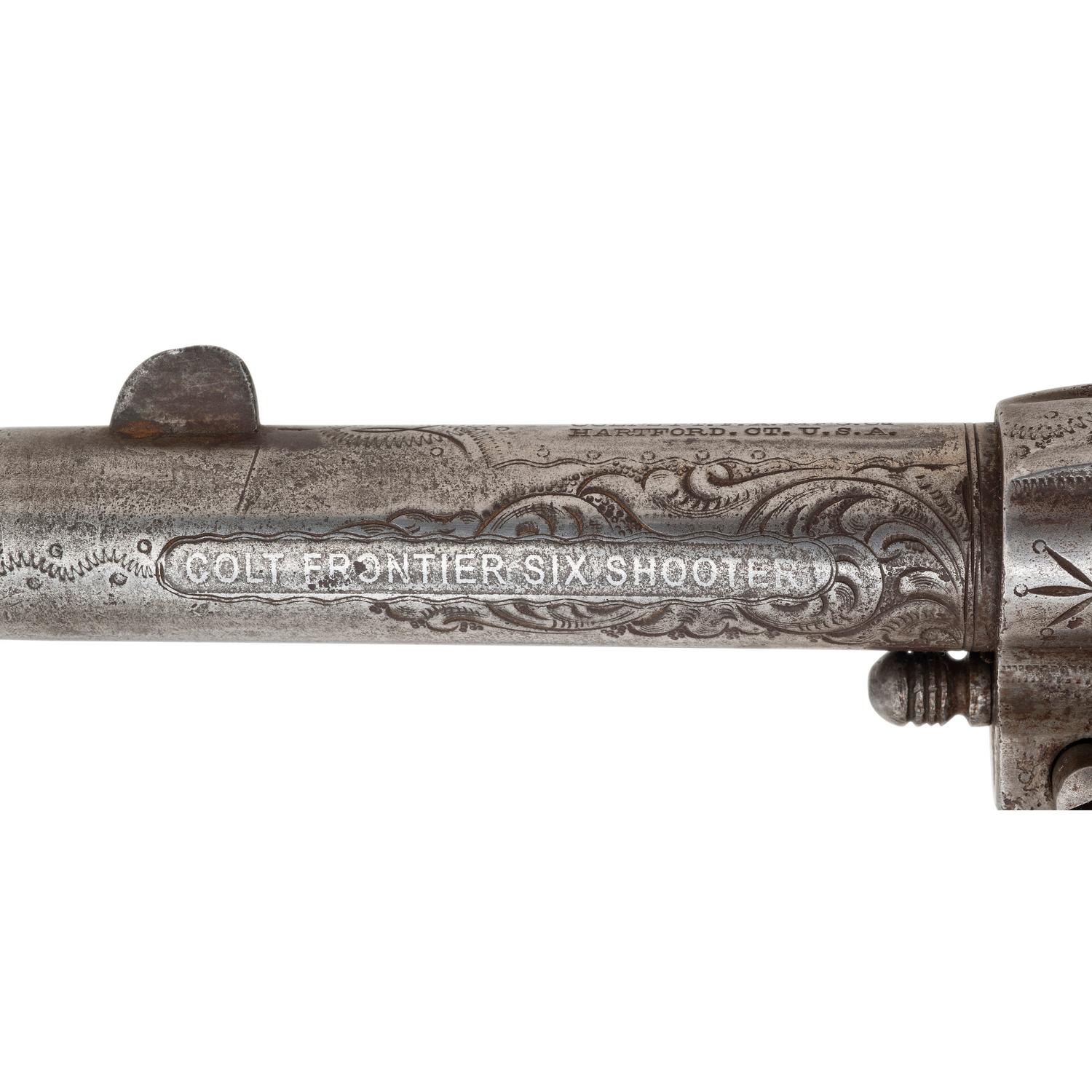 Colt Model 1878 Factory Engraved with Colt Letter