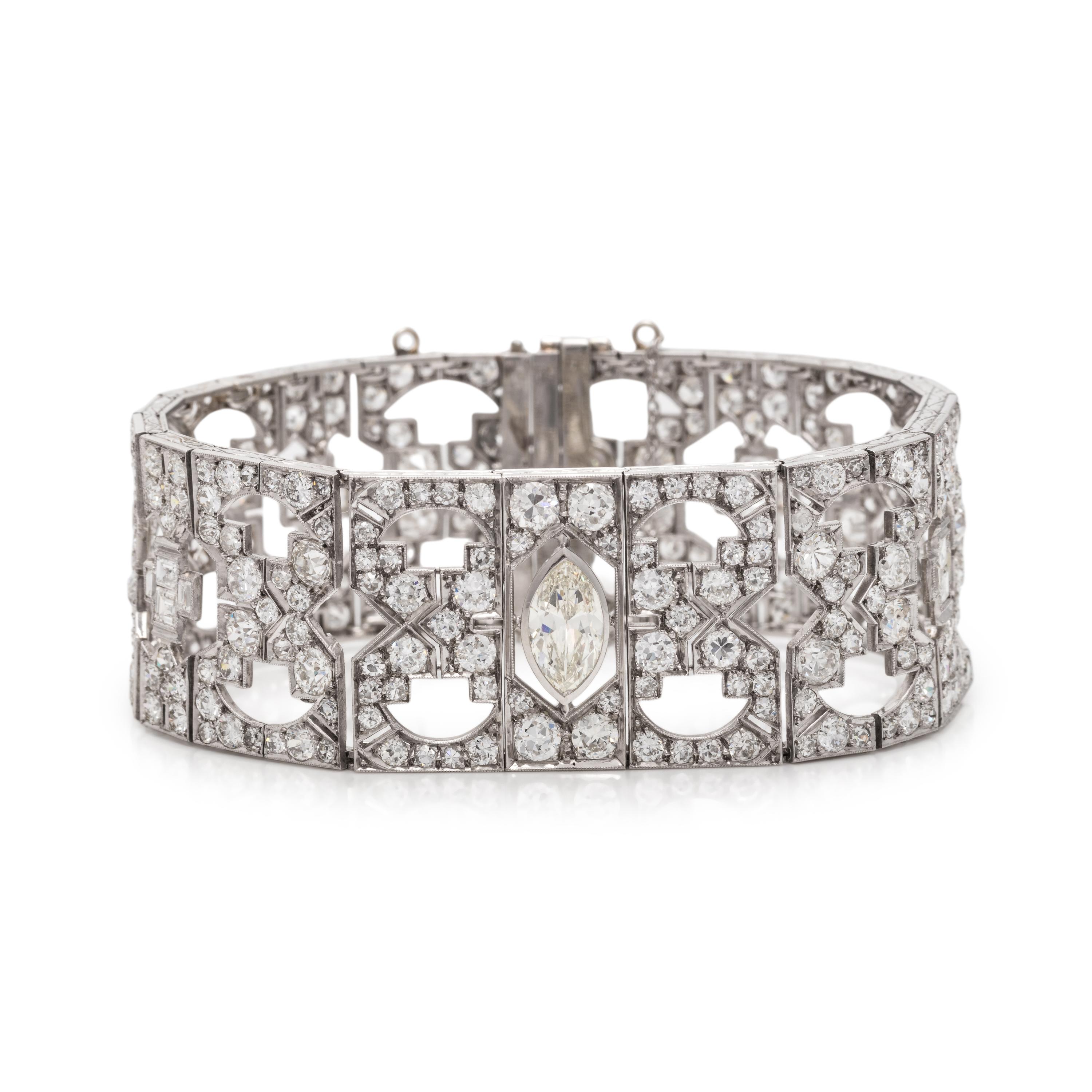 ART DECO, DIAMOND BRACELET