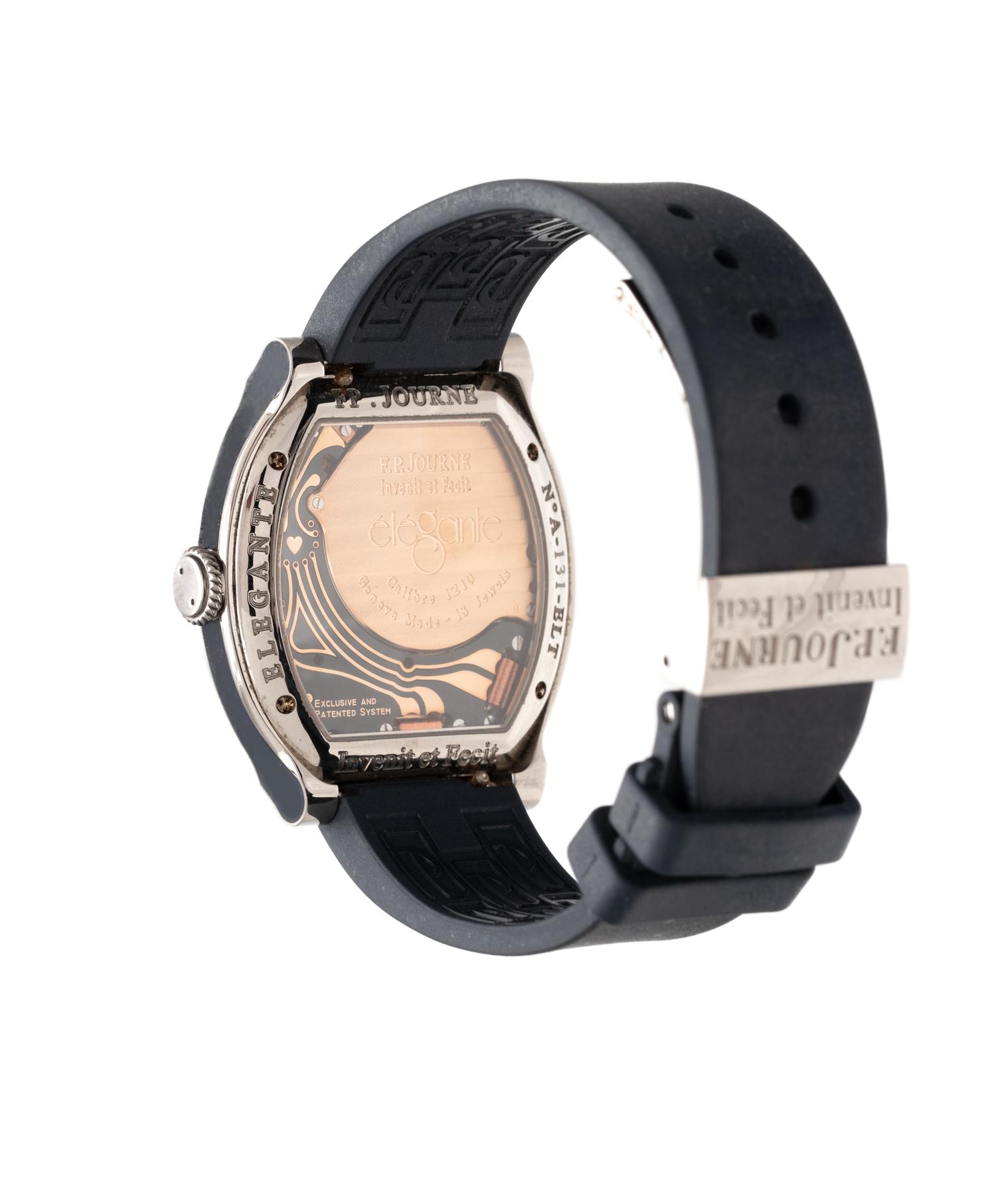 F.P. JOURNE, TITANIUM AND DIAMOND 'ÈLÈGANTE' WRISTWATCH