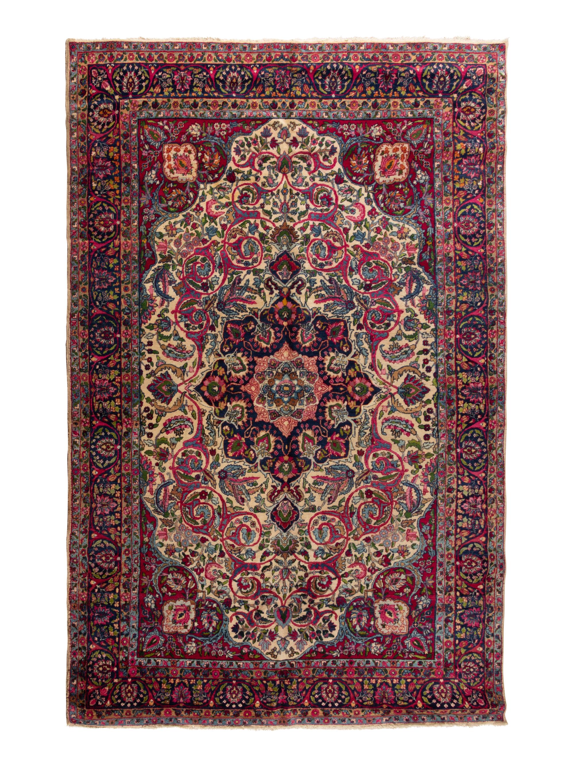 A Kirman Wool Rug