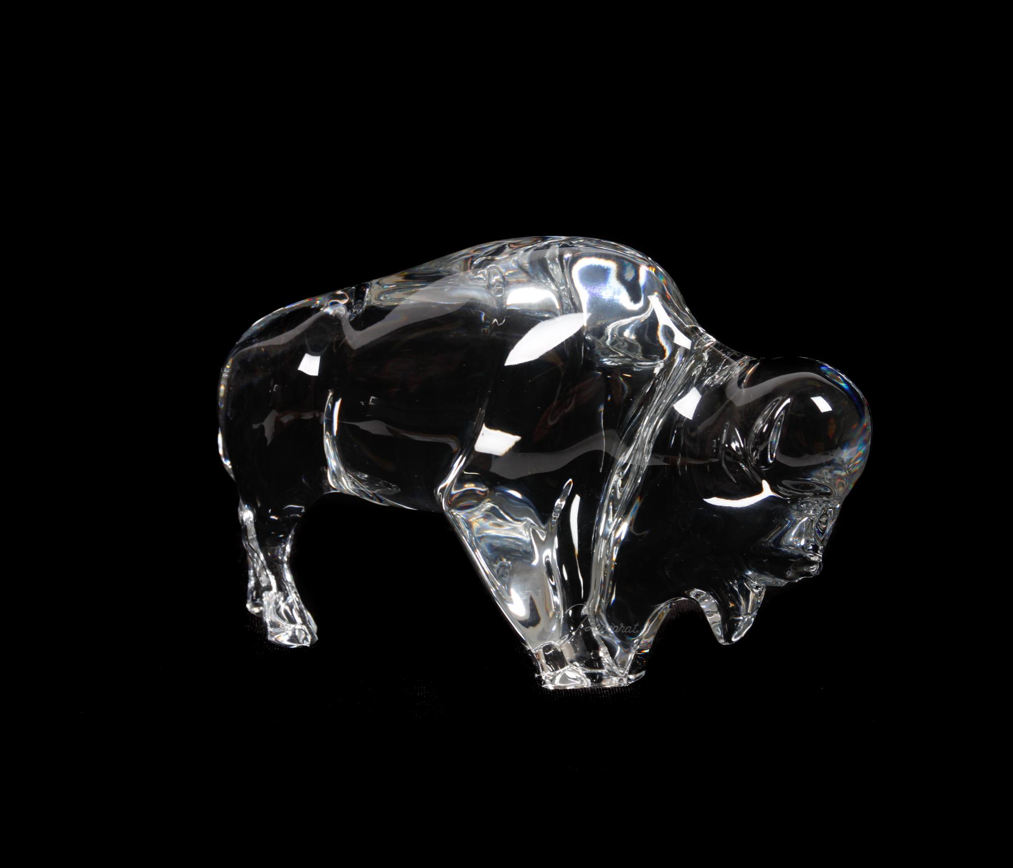 A Group of Twelve Baccarat Glass Animals