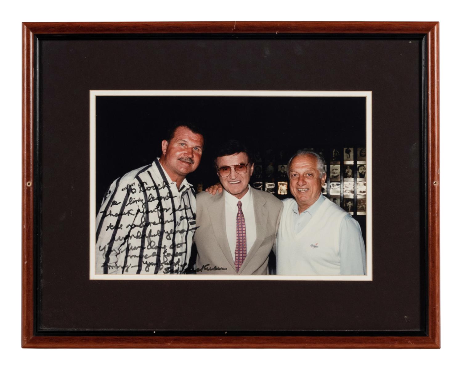A Group of Ten Candid and Personal Photographs from Mike Ditka’s Restaurant