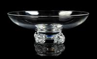 A Steuben Glass Footed Bowl